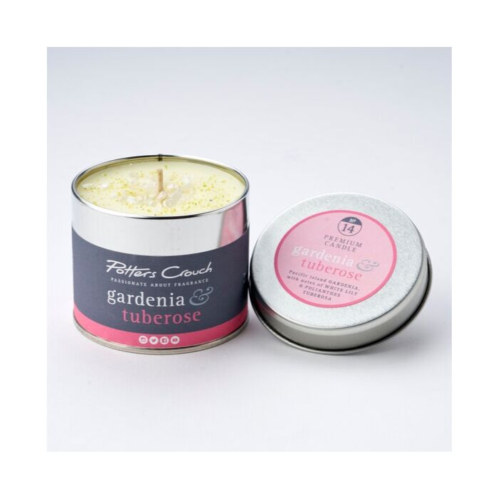 Potters Crouch - Candle Tin - Gardenia & Tuberose